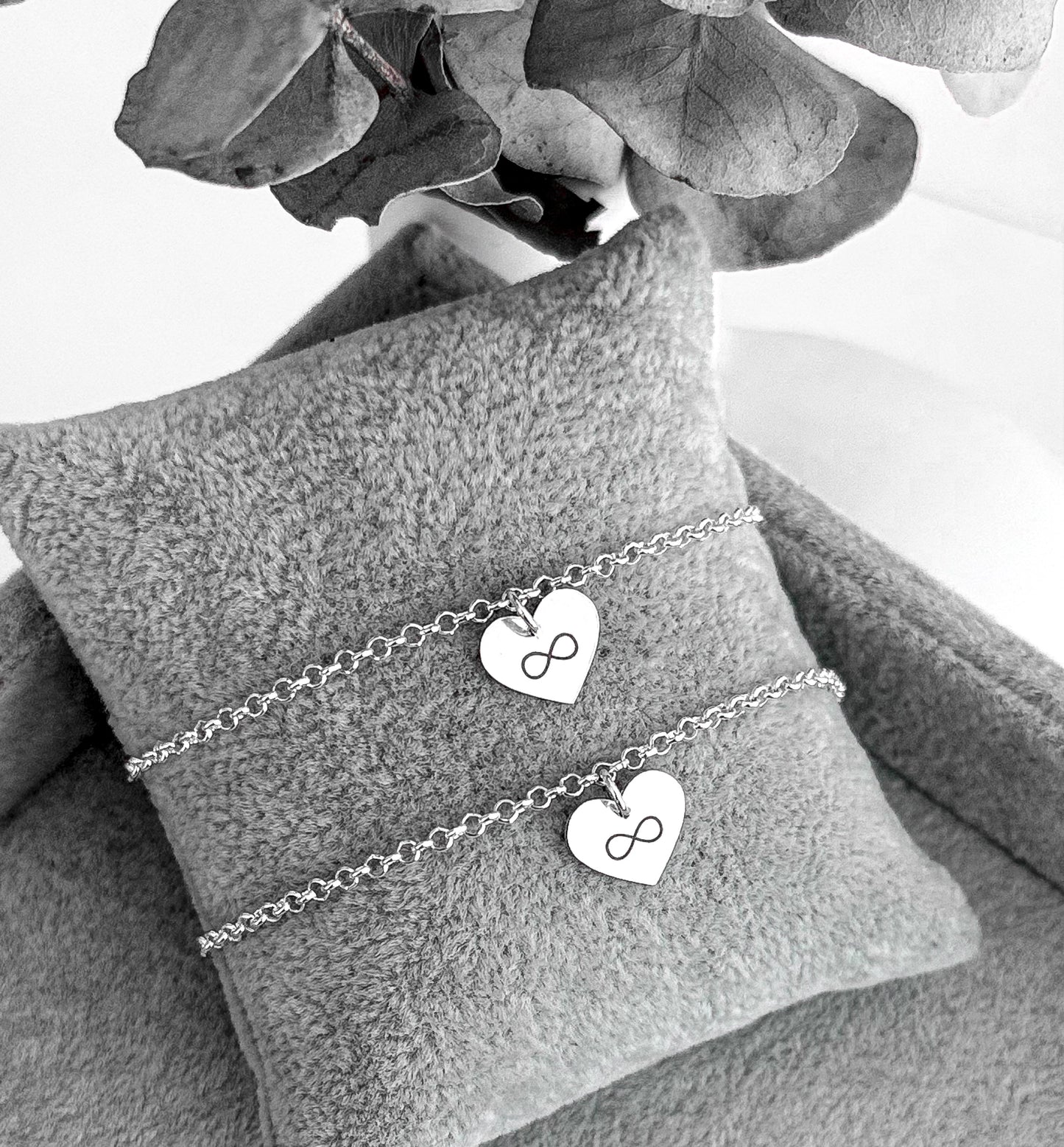 Pack Pulseras Pareja Corazón