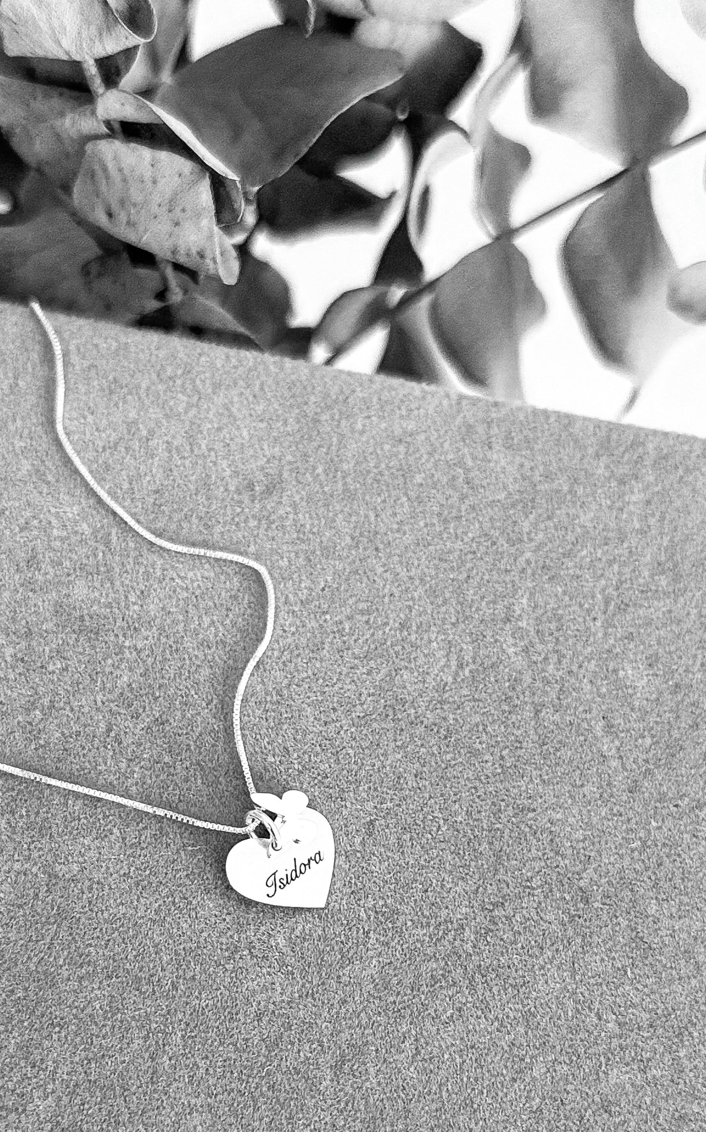 Collar Corazón Mariposa