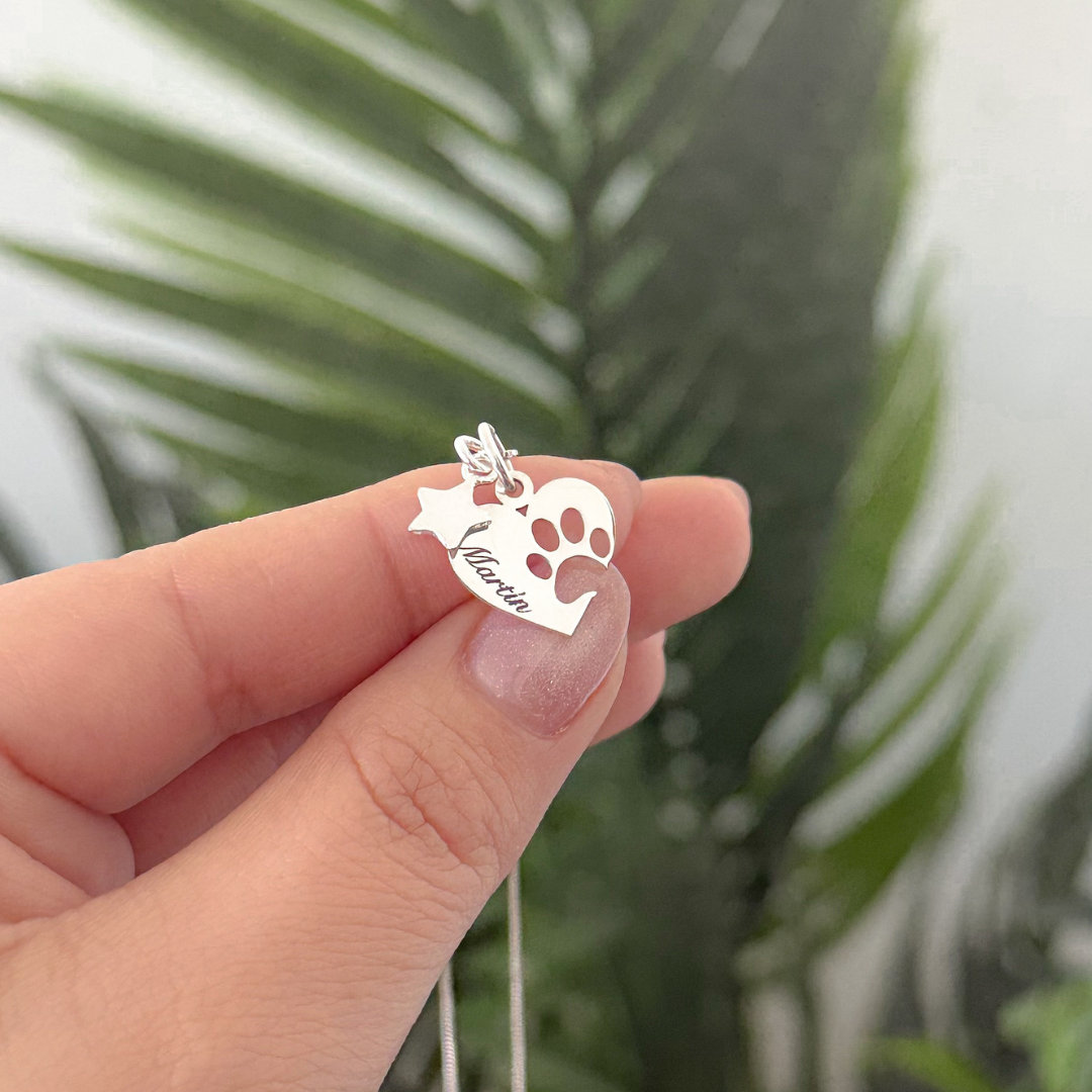 Collar Huellita y Estrella 🐾✨