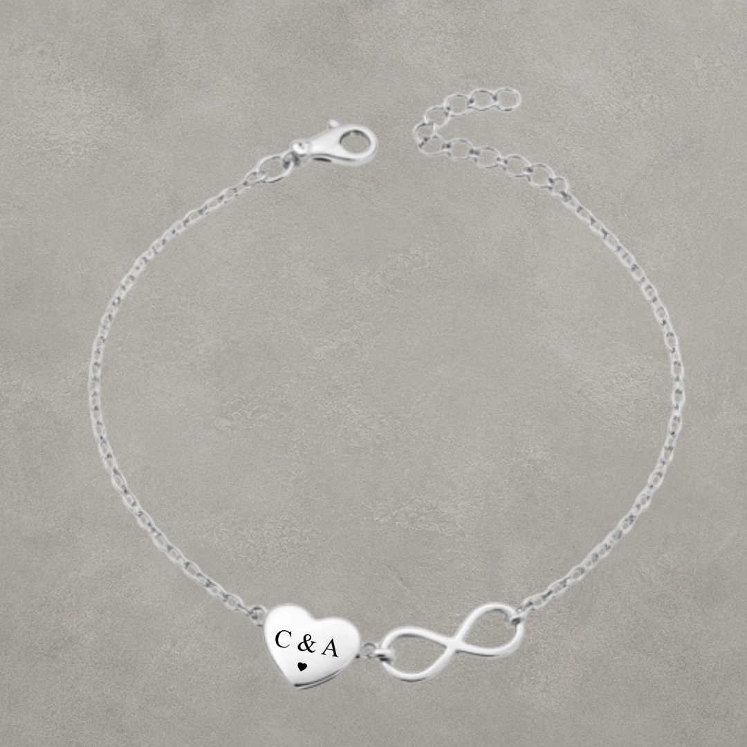 Pulsera Corazón Infinito