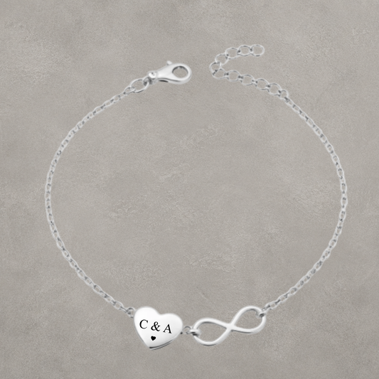 Pulsera Corazón Infinito