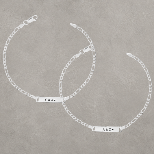 Pack Pulseras Promesa Unisex – Plata Ley 925 | PREVENTA ♡