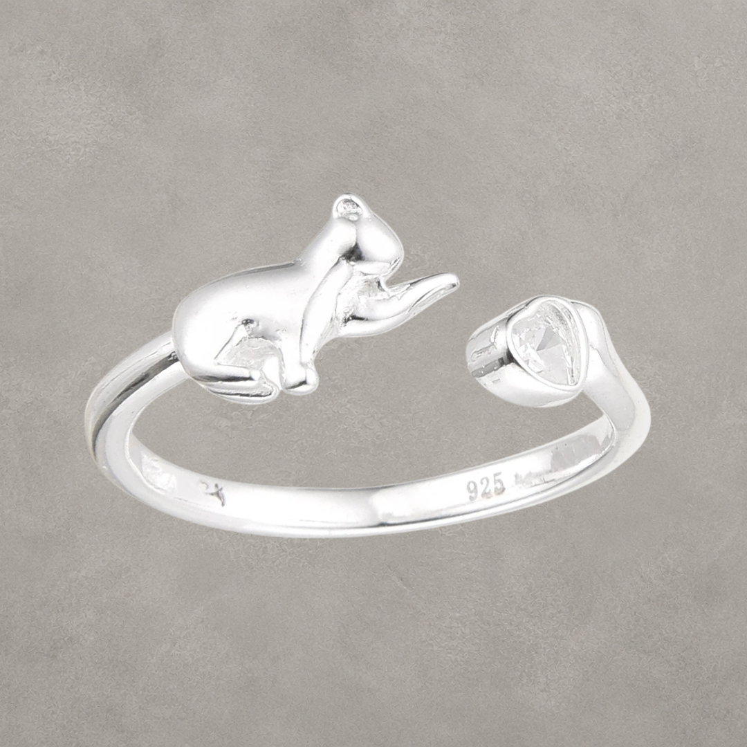 Anillo Gatito Adaptable