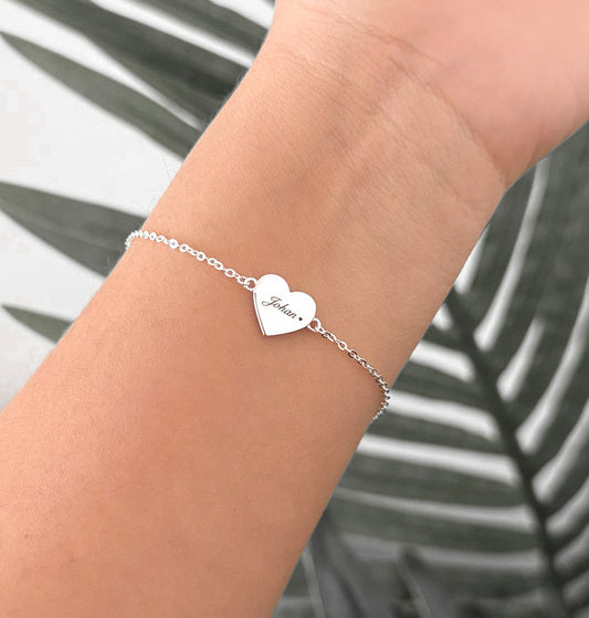 Pulsera corazón 10 mm