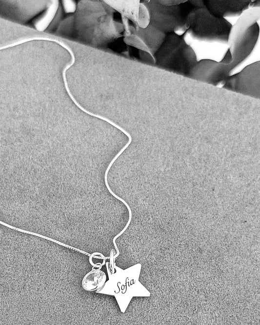 Collar Estrella Punto de Luz