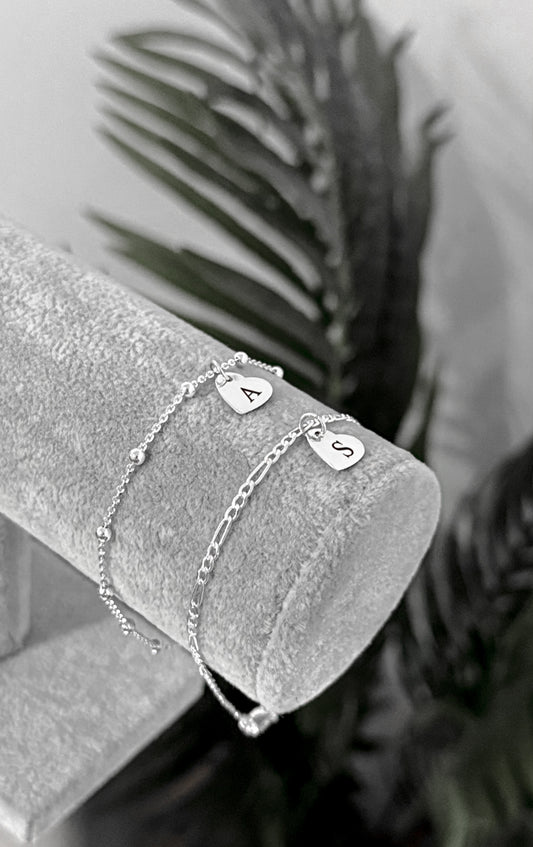 Pack Pulseras Pareja Corazón