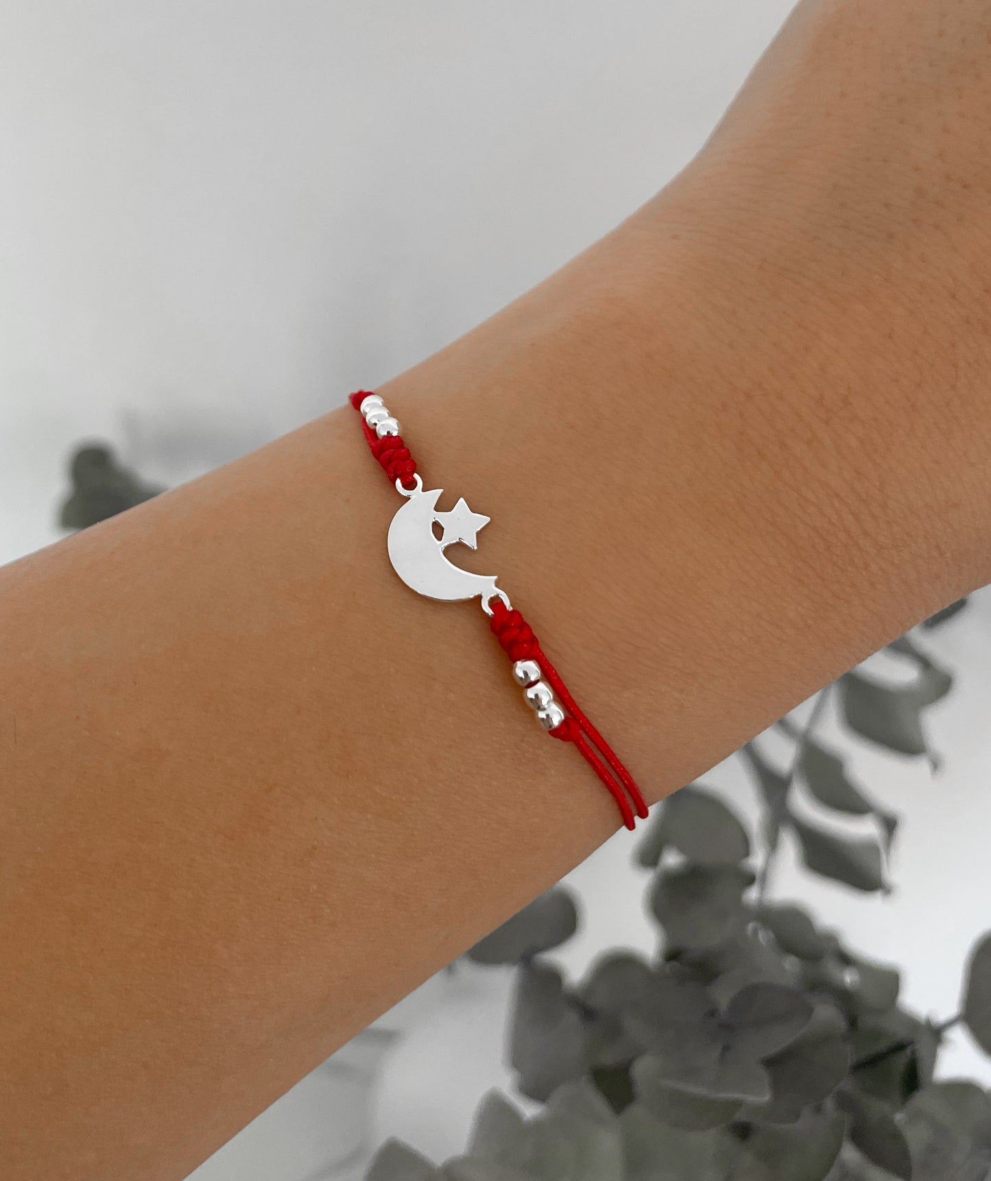 Pulsera Protectora Luna Estrella