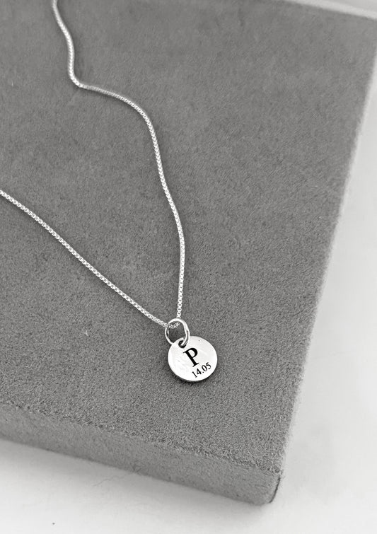 Collar placa circular 10 mm