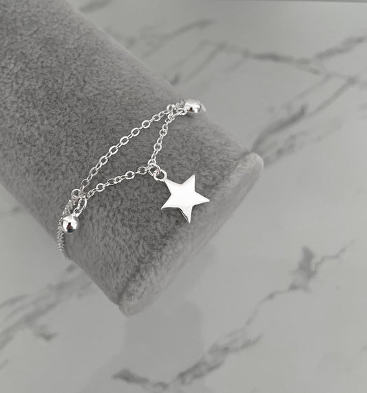 Pulsera de Bolitas y Estrella