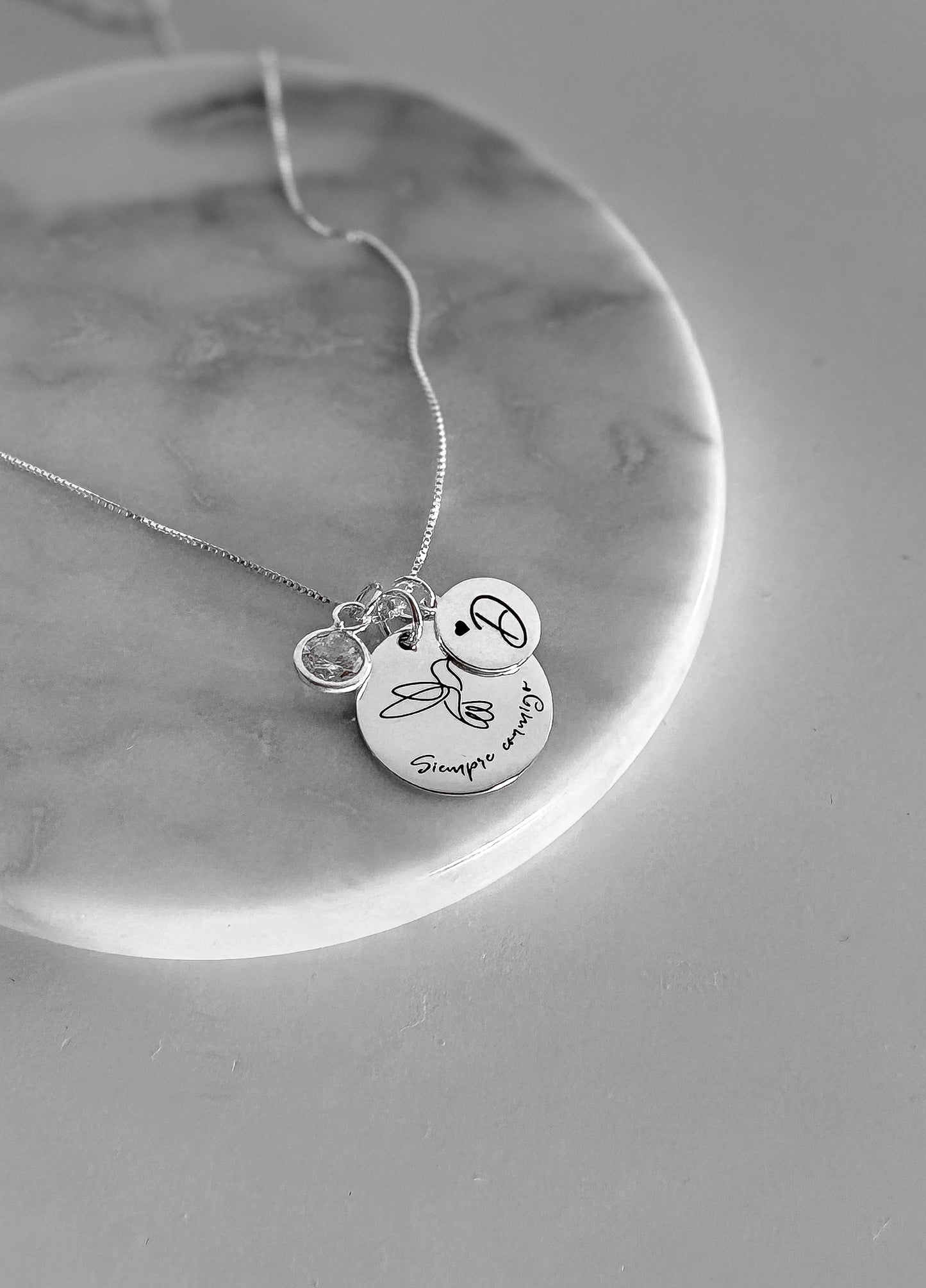 Collar Dijes Punto de luz