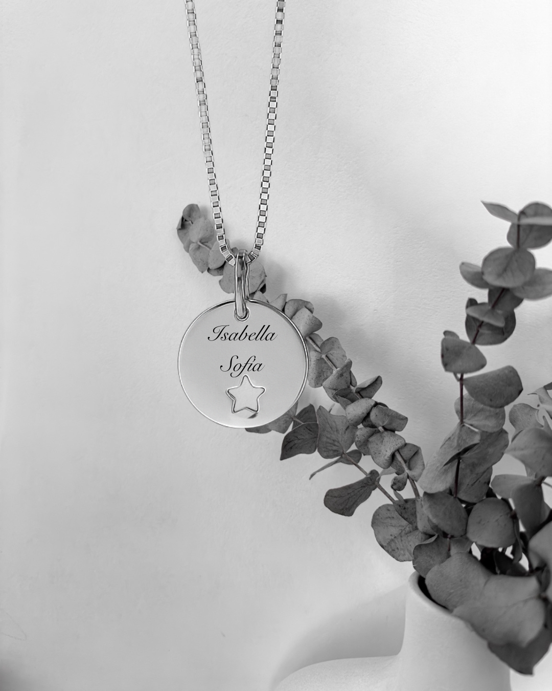 Collar Plata 17 mm Estrella
