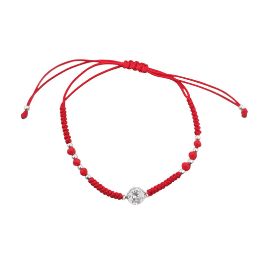 Pulsera Hilo Rojo Circón